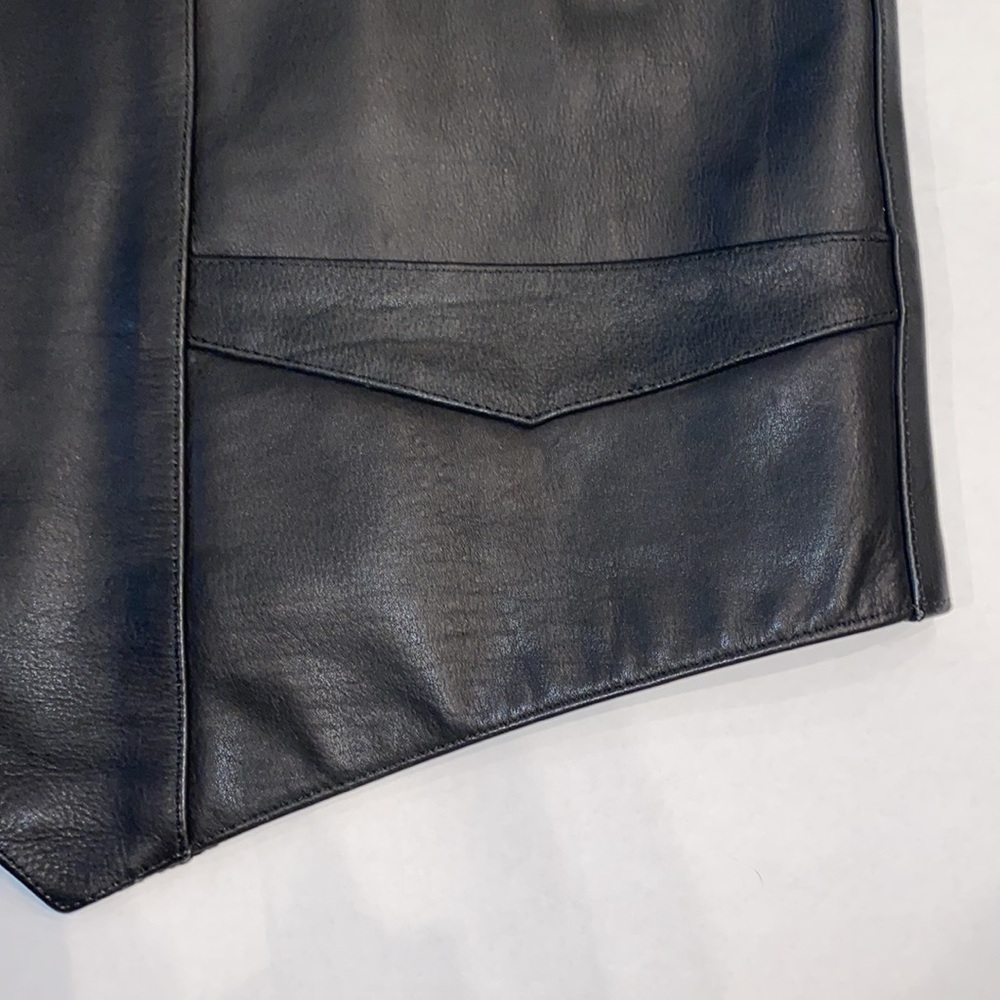 Vintage First Genuine Leather Vest - Picture 2 of 8